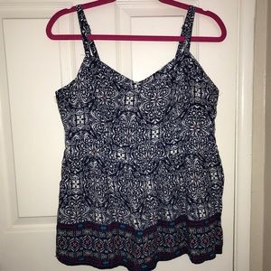 V-cut Strap Top